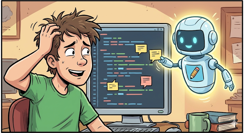 [Hands-on] “Someone please comment this code!” 😫 Automatically Generate Detailed Comments with an AI Assistant ✍️